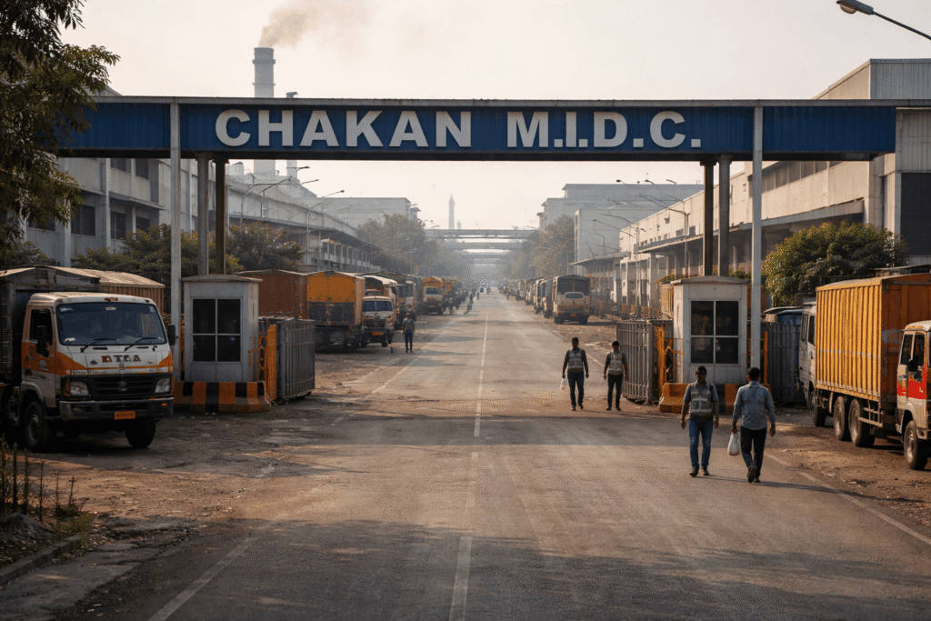 Chakan MIDC Crisis गॅस दरवाढीमुळे कामगारांचे स्थलांतर, उद्योगांवर मोठा परिणाम